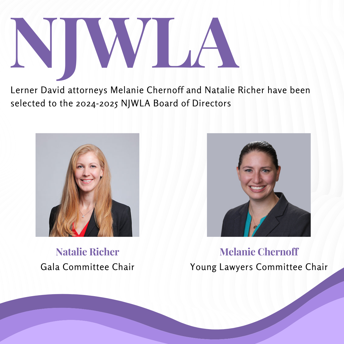 NJWLA Board Announcement